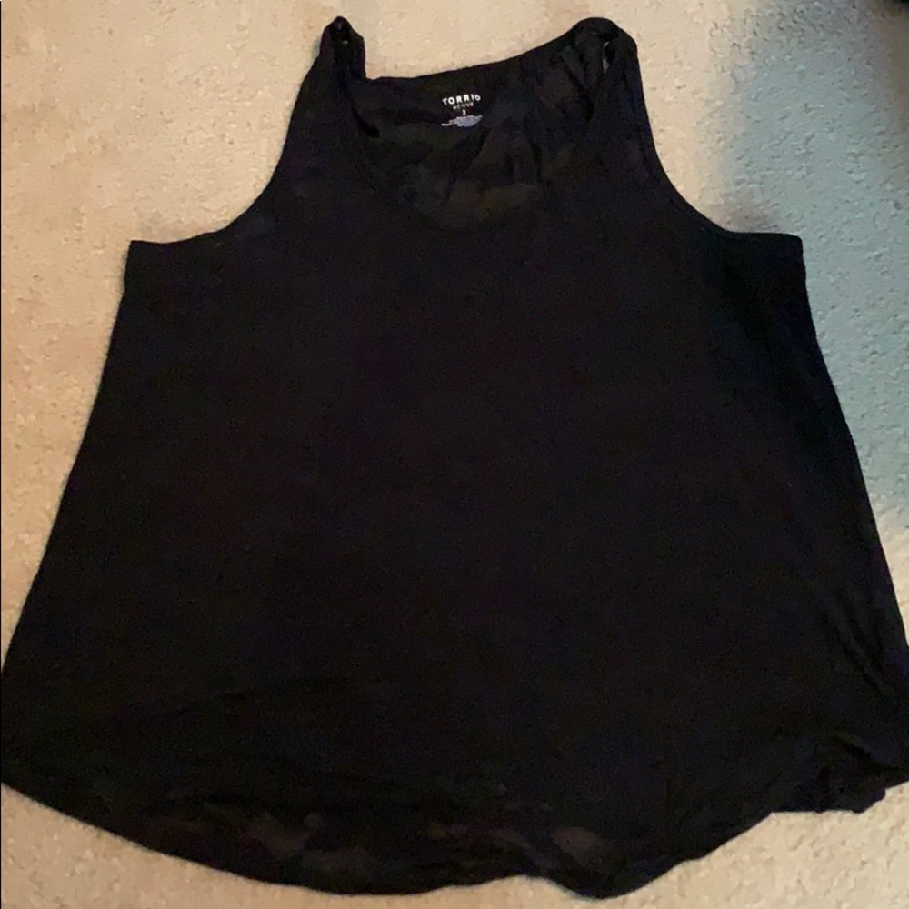 Torrid black camo workout tank